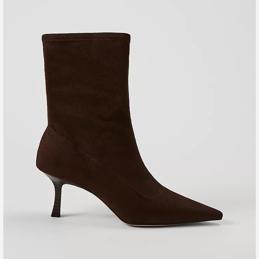 Ann Taylor Brown Heeled Boots